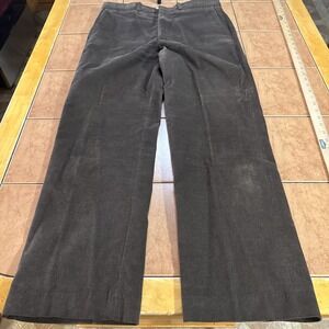 Vintage Farah Brown Wale Cords Corduroy Pants Sz 32 x 29 Straight Leg Trousers